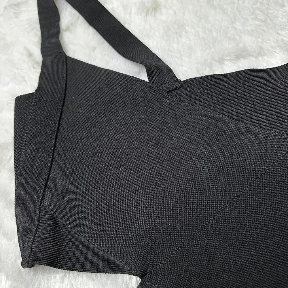 NWT Skims Knit Swim Monokini 1-Piece Swimsuit Onyx Womens 4X